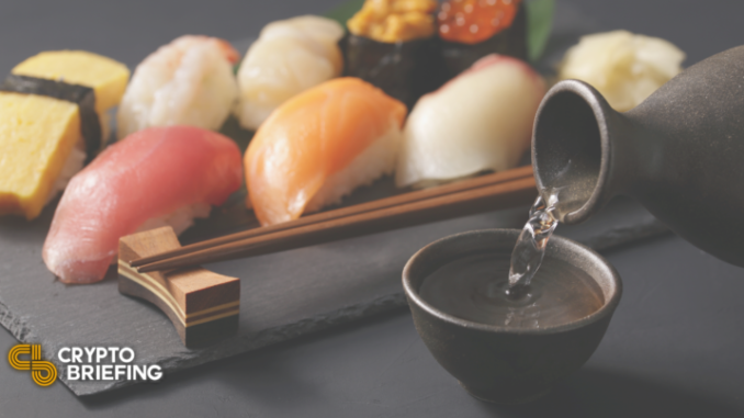 Sushi to Sell Tokenized Sake on Initial Offering Launchpad