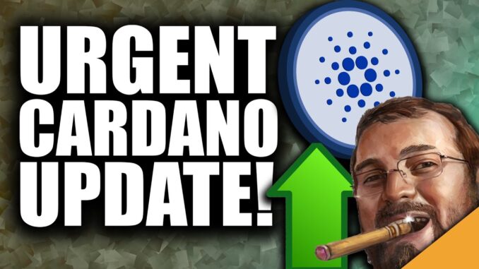 URGENT Cardano News Update (TOP Reason ADA Price Will EXPLODE 2021)