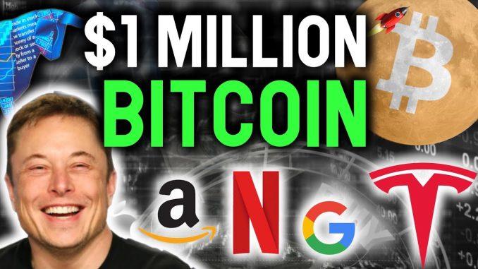 $1 MILLION BTC! Tesla's INSANE Bitcoin Buy will force AMAZON APPLE and GOOGLE to buy NEXT!