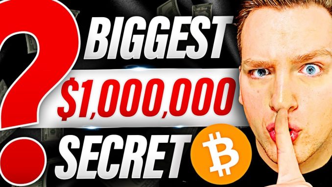 BIGGEST $1,000,000 BITCOIN SECRET!!! Why Most Will MISS OUT COMPLETELY....