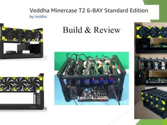 6-GPU Mining Rig Frame - Minercase T2 6-BAY by Veddha | Build and Review