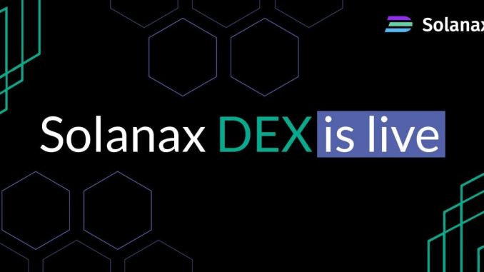 Solanax Platform is Officially LIVE!