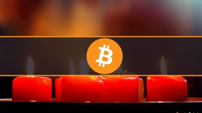 Bitcoin Registers 8 Consecutive Weekly Candle in Red