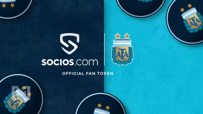 Fan Token Platform Socios Extends Partnership With Argentine Football Association (AFA)