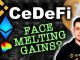 CeDeFi to bring Millions new users and Face Melting gains?