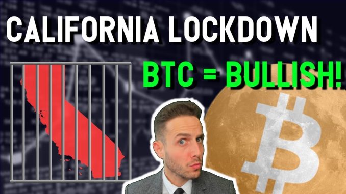 California on LOCKDOWN while Bitcoin strengthens against S&P 500. Coronavirus crypto updates