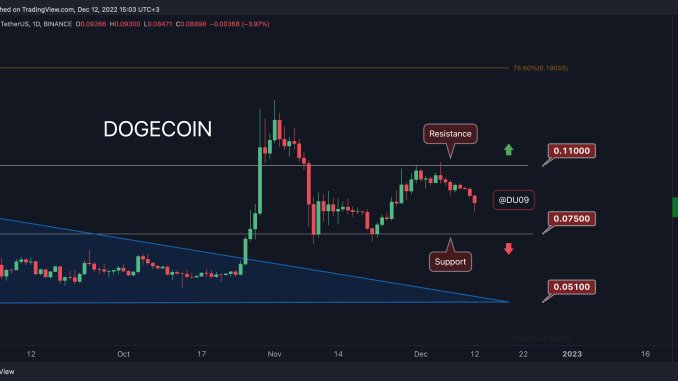 DOGE Crashes 8% Daily, How Low Can it Drop? (Dogecoin Price Analysis)