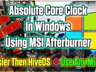 🔴 LOWER POWER On All GPUs Mining Ethereum | MSI Afterburner + Absolute Core Clock