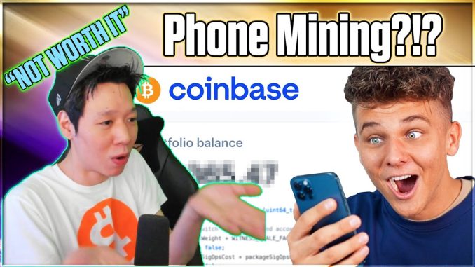 Reacting to "I Tried Mining Bitcoin on my Phone" (Biaheza)