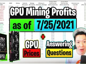 GPU Mining Profits as of 7/25/21 | GPU Prices | Answering Questions