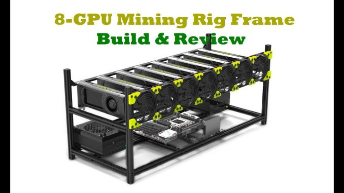 8 GPU Mining Rig Frame by Veddha | Build & Review