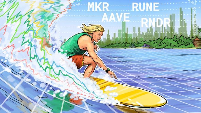 Bitcoin price holds $26K as MKR, AAVE, RUNE and RNDR flash bullish signals