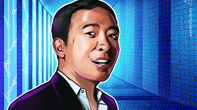 Public needs to know blockchain use cases, AI needs regulation now — Andrew Yang