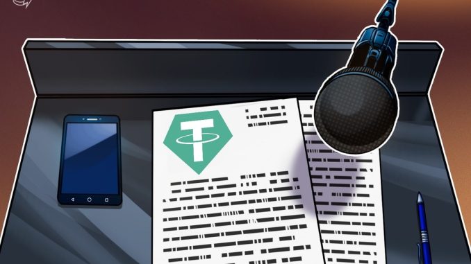 Tether responds to US lawmakers’ calls for DOJ action, onboards FBI