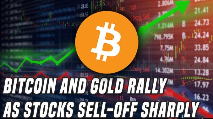 Bitcoin Rallies Back To $10K | Stocks Sell-Off Sharply After Fed Rate Cut