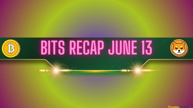 Bitcoin (BTC) Volatility Amid FOMC Meeting, Shiba Inu (SHIB) Developments, and More: Bits Recap June 13