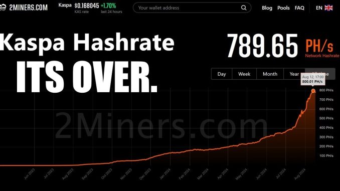 These Kaspa Miners are no longer PROFITABLE and people are turning them OFF...