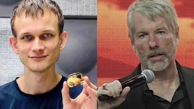 Vitalik Buterin: Michael Saylor's Bitcoin Self-Custody Comments Are 'Batshit Insane'