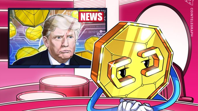 What happened to the top 10 cryptos from when Trump was last president?