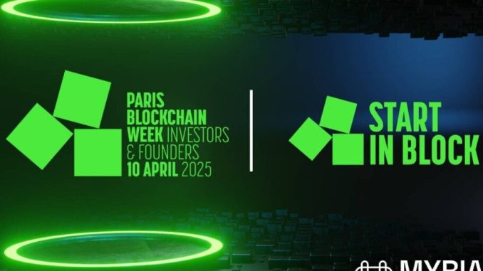 MYRIAD Teams Up With Paris Blockchain Week for Start in Block Competition