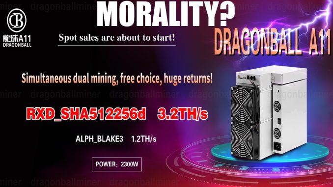 "The Entity" DragonBall Miner A11 REVEALED! The Dual Radiant & Alephium Miner...