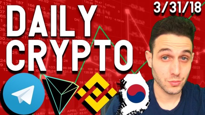 Daily Crypto News: Telegram wants $2.5 Billion? Binance Investigation? Tron Testnet goes live