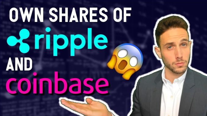 Own SHARES in RIPPLE and COINBASE? Bitcoin whale reveals next generation equity trading platform!