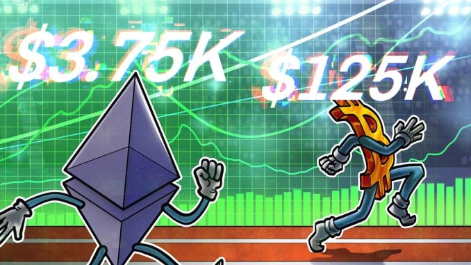 Bitcoin, Ether Tipped For Upside As ETH Hits 7-Month High