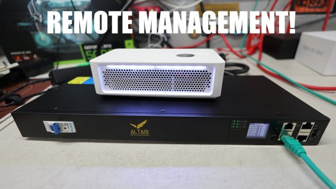 Control your Bitcoin miners POWER at home with this SMART PDU!