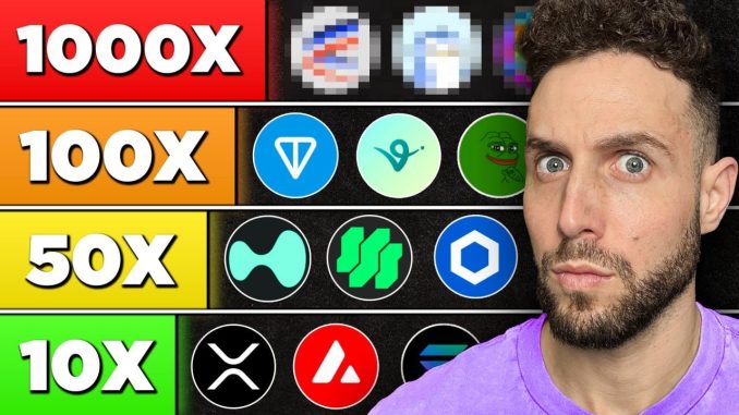 The ULTIMATE Crypto Tier List of 2025 (100X Potential)