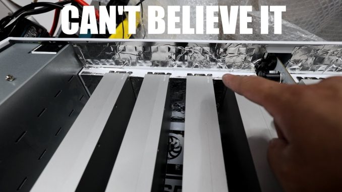 Cooling down my CMP 170HX's with TAPE...