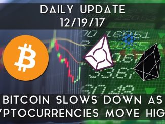 Daily Update (12/19/17) | Bitcoin slows down as others move higher