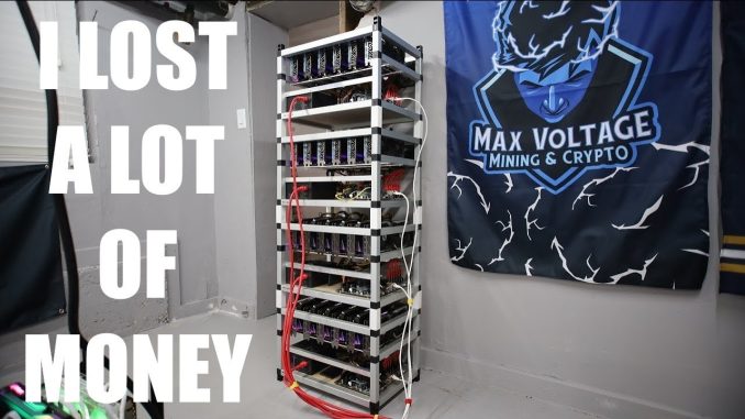 How much money in altcoins did I GPU mine the past 2 years? 8x 6600xt TOWER UPDATE