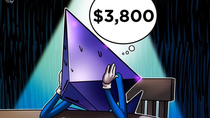 Institutional Demand for Ethereum Cools, Putting Recovery in Doubt