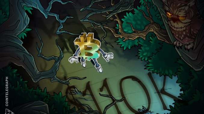 Bitcoin Price Weakness Returns With a Trip Below $109,500