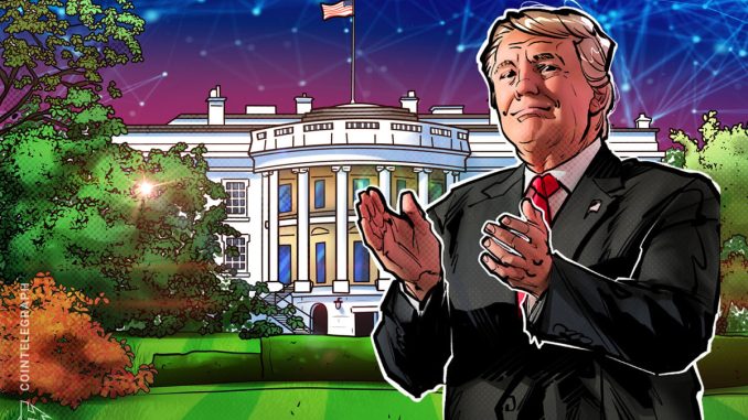 Golden Trump Statue Holding Bitcoin Appears in DC