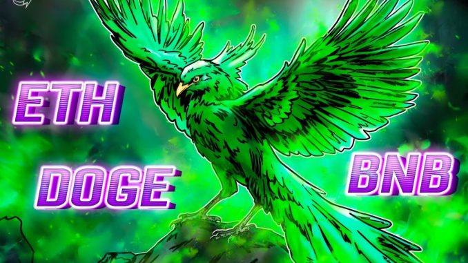ETH, BNB, DOGE Lead Crypto Market Recovery