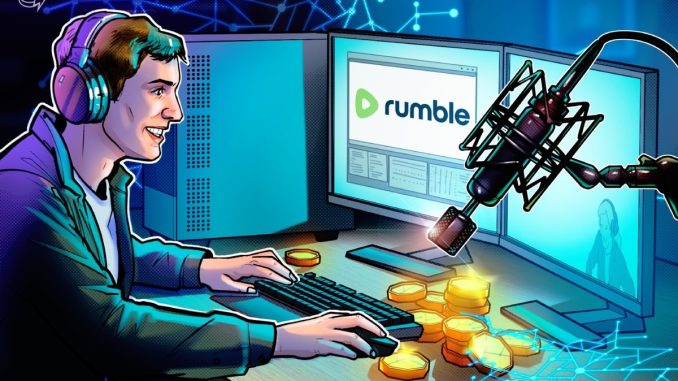 Rumble to Roll Out BTC Tips to Streaming Platform’s 51M Users