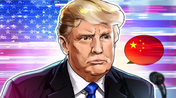 US President Trump Confirms Trade War With China