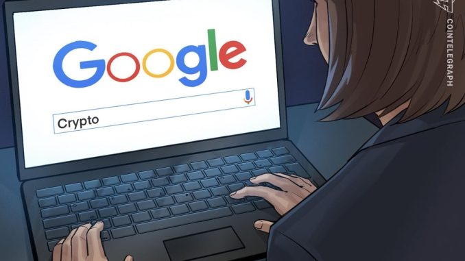 Google Search Volume for 'Crypto' Hovers Slightly Above the 1-Year Low