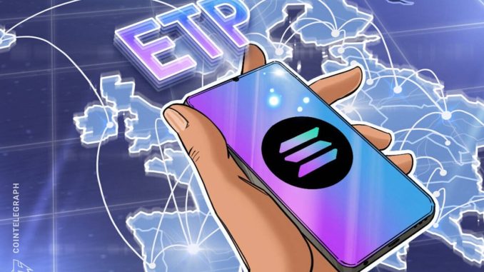 21Shares Lists JitoSOL-Backed Solana ETP in Europe