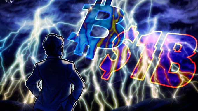 BTC Lightning Network Tops $1B in Monthly Transaction Volume: River