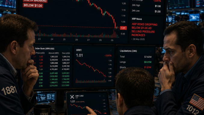 XRP struggles below key resistance amid geopolitical tensions
