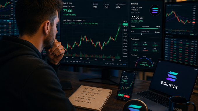 Solana reclaims the 50-day EMA as bulls target a breakout above $81.50