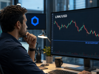 Chainlink pauses near $9.56 as ETF inflows support breakout hopes