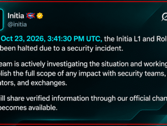 Hacker Prints $2.7M in Crypto as Initia Blockchain Grinds to a Halt